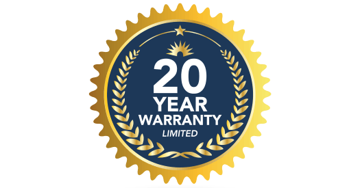 20 Year Limited Warranty